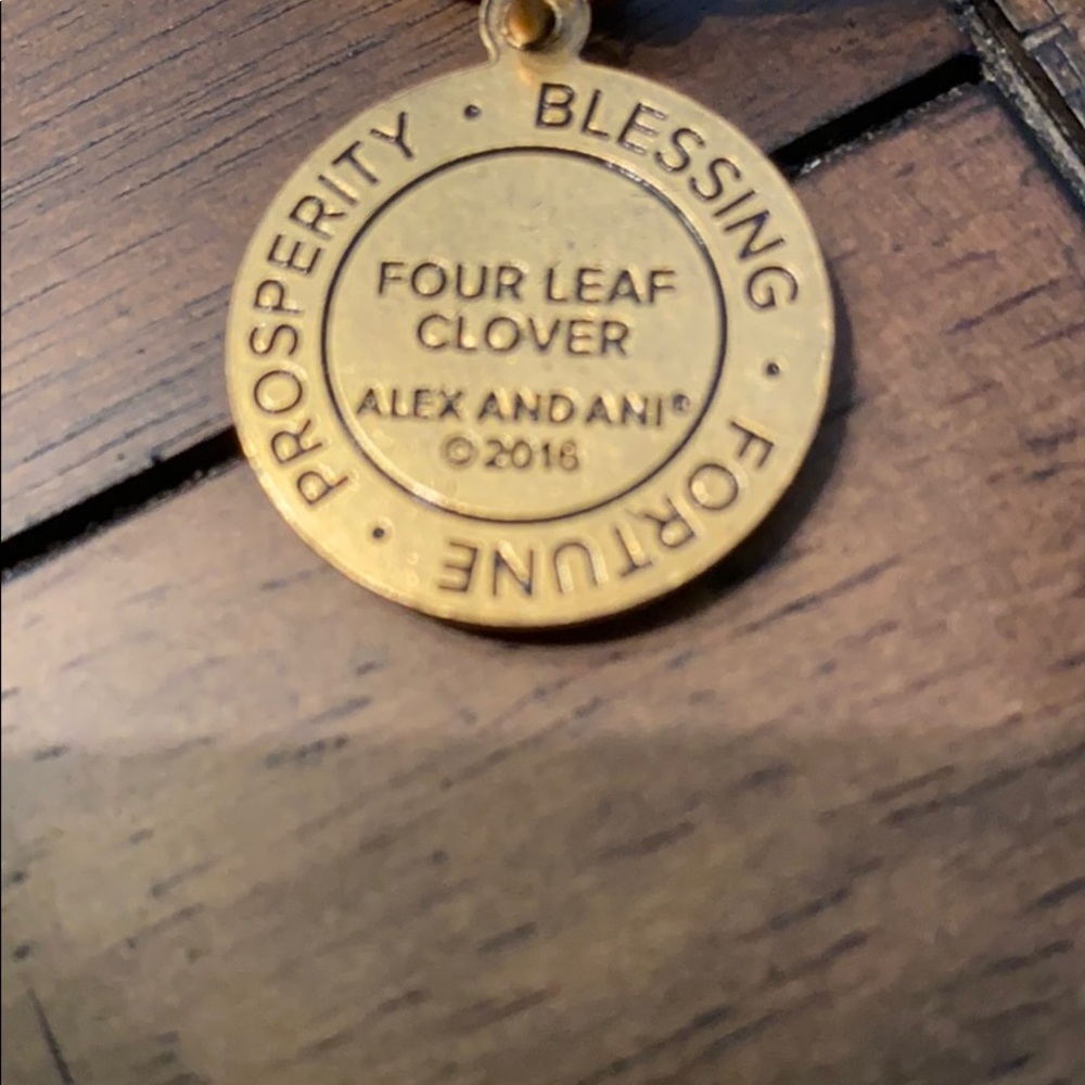 Alex and Ani Four Leaf Clover Bracelet - Picture 4 of 4